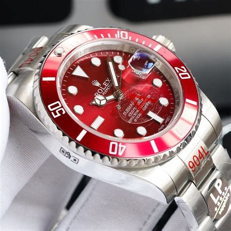 rolex submariner red black|Rolex red submariner for sale.